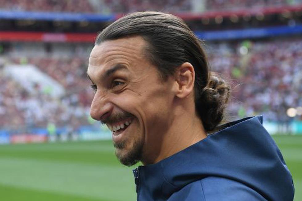 Zlatan Ibrahimovic llegó a la Copa del Mundo. (AFP)