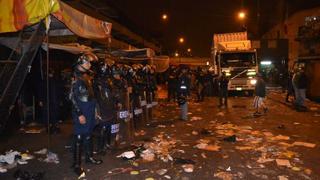 Cercado de Lima: Desalojan a cerca de 2 mil ambulantes en zona de Manzanilla
