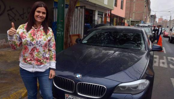 Serenos de Surco recuperaron auto que delincuentes le robaron al novio de Daniela Cillóniz. (Difusión)