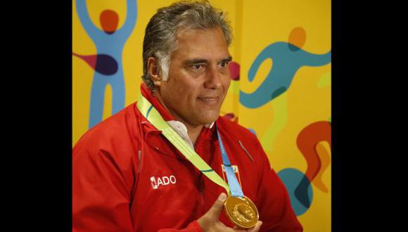 EN LA CIMA. Francisco Boza ganó oro en la prueba de fosa olímpica. (somosteamperu.pe)