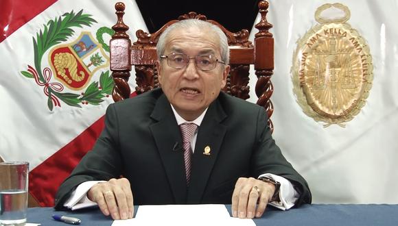 Pedro Chávarry, actual fiscal de la Nación. (Captura/YouTube)
