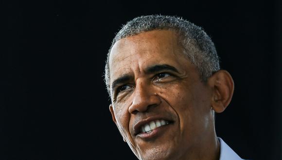 El expresidente de Estados Unidos, Barack Obama, habla durante un mitin en Miami, Florida. (Foto de CHANDAN KHANNA / AFP).