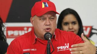 Diosdado Cabello denuncia "show" de la oposición venezolana con muerte de Albán