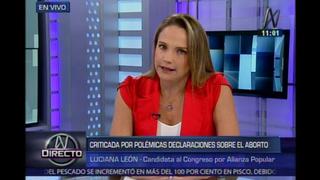 Luciana León sobre su comentario del ‘lavado vaginal’: “Cometí un error” [Video]