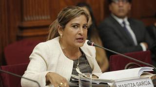 Congresista Maritza García Jiménez solo ha presentado un proyecto sobre la violencia contra la mujer