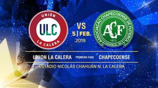 Unión La Calera vs. Chapecoense: partido por la Copa Sudamericana 2019