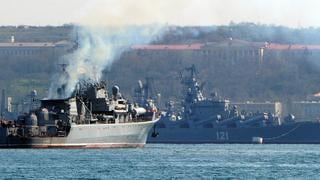 EE.UU.: buque ruso Moskva se hundió tras ser alcanzado por dos misiles ucranianos 