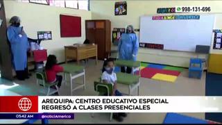 Arequipa: Centro educativo especial abrió sus puertas e inició clases presenciales