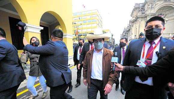 DE RUTINA. Las agresiones a los periodistas durante el gobierno de Pedro Castillo han sido reiteradas. (@photo.gec)