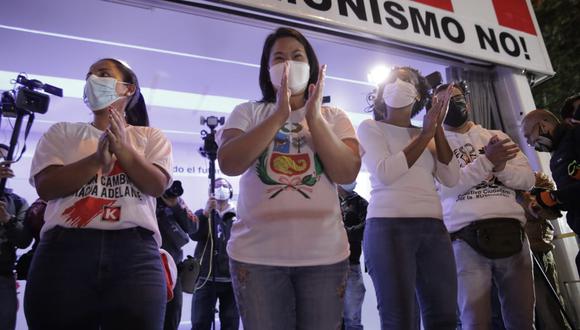 Keiko Fujimori volverá a participar en marcha convocada por Fuerza Popular este sábado 19 de junio. (Foto: Anthony Niño de Guzmán / @photo.gec)
