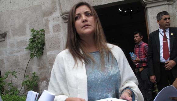 Exgobernadora regional de Arequipa, Yamila Osorio Delgado, será investigada por el presunto delito de organización criminal. (Foto: GEC)