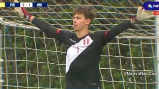 El peruano Schimitschek realizó inusual atajada en el amistoso de Perú Sub-17 ante Uruguay Sub 17 [VIDEO]