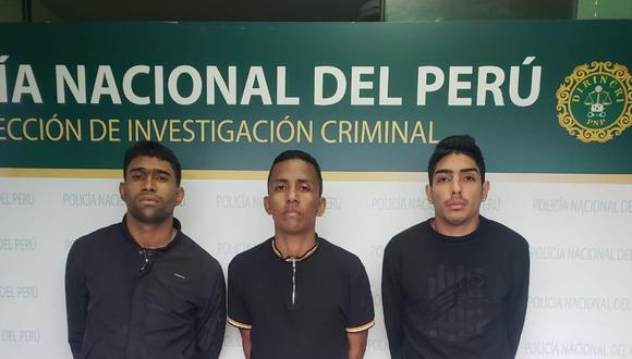 ¡Cuidado! Estos tres delincuentes extranjeros están libres. (PNP)