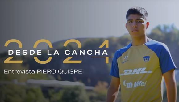 Quispe firmó por 3 temporadas con Pumas (Captura: Desde la cancha).