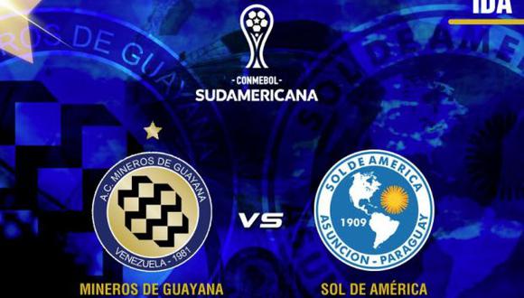 El partido de vuelta de la eliminatoria entre Mineros y Sol de América se jugará el próximo 1 de mayo en Asunción. (Foto: Twitter Mineros de Guayana)