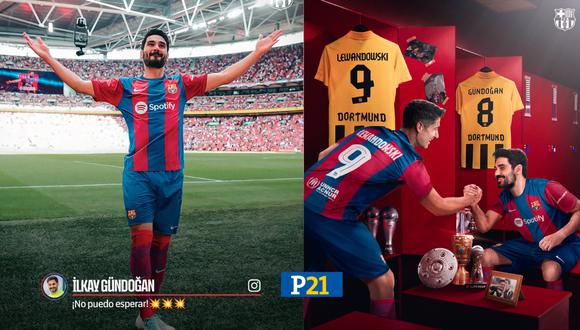 İlkay Gündoğan llega al Barcelona como jugador libre. Foto: Twitter de @FCBarcelona_es