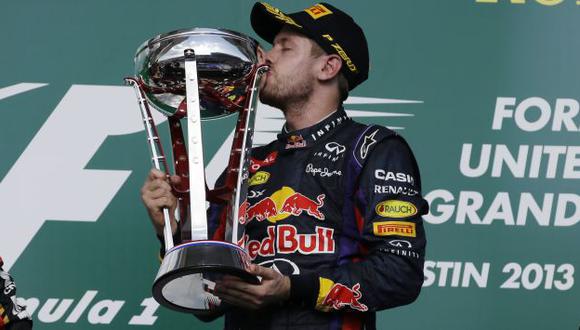 Sebastián Vettel lleva 38 carreras ganadas de las 119 que ha disputado hasta el momento en la Fórmula 1. (AP)