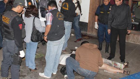Horror. El sangriento ataque ocurrió en el centro de Trujillo. (Randy Cardozo)