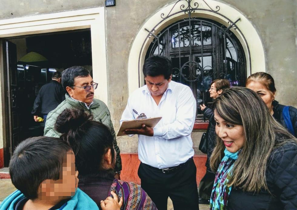 Fiscales recorrieron diferentes calles de Lima para rescatar a menores que eran obligados a mendigar en la vía pública.