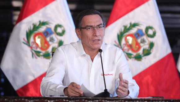 Presidente de la República, Martín Vizcarra se refirió a situación del COVID-19 en el Perú previo al anuncio de la ampliación del estado de emergencia. (Foto: Presidencia Perú)