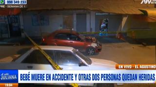 Bebé de dos meses murió arrollado por vehículo en la puerta de su casa en El Agustino