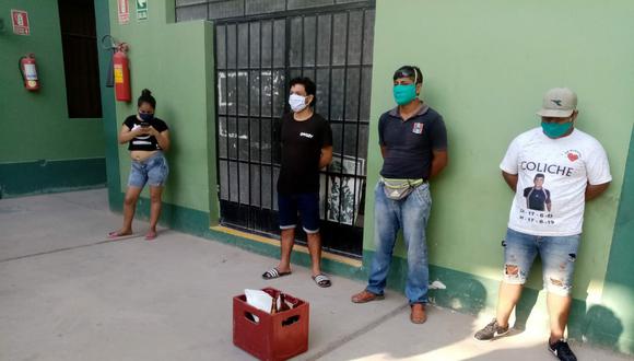 Chiclayo. Policías sorprendieron en flagrante delito a seis personas en un bar clandestino. (GEC