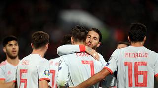 España venció 2-0 a Malta por la fase previa de la Eurocopa 2020 [FOTOS]