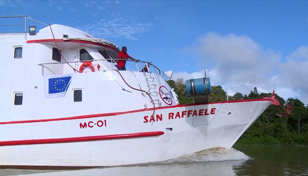 Colombia: 'San Raffaele', el buque hospital de la esperanza. (AFP)