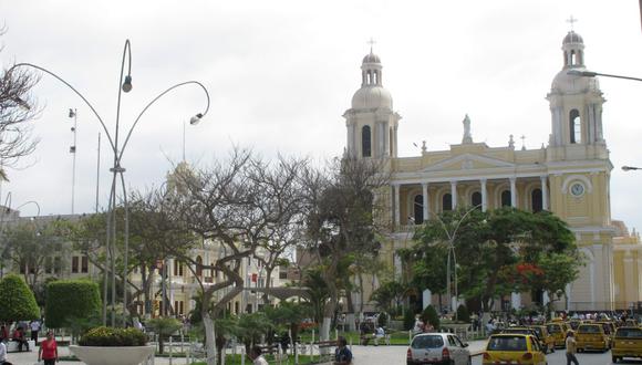 Así lucía la Plaza de Armas de Chiclayo. (Foto: GEC)