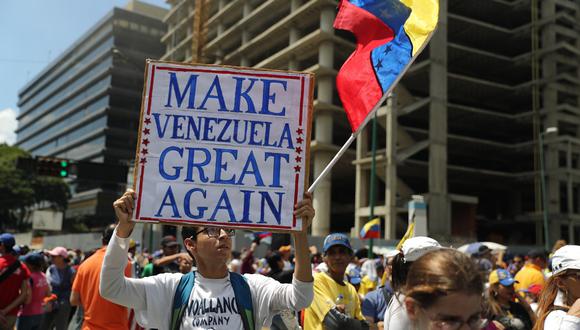 Las protestas continúan en Venezuela contra el régimen de Maduro. (Foto: EFE)