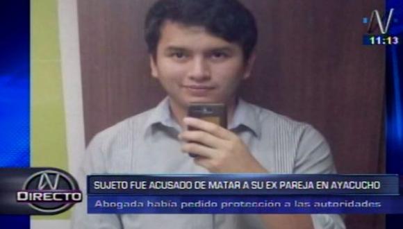 Este es el sujeto que asesinó a la joven abogada Evelyn Corahua Fabian. (Captura)