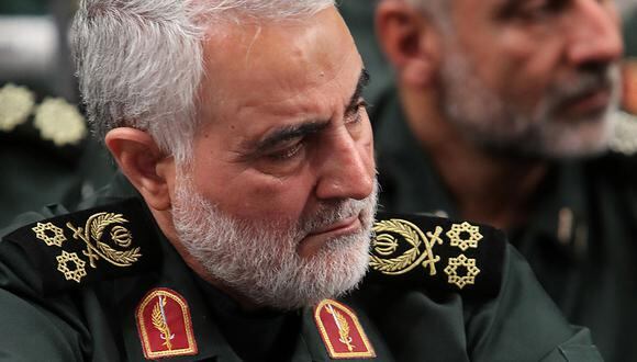 Imagen del 2 de octubre de 2019 muestra a Qassim Suleimani, comandante general de la Guardia Revolucionaria Islámica de Irán, muerto el 2 de enero por bombardeos de Estados Unidos en Bagdad. (Foto: AFP/Archivo)