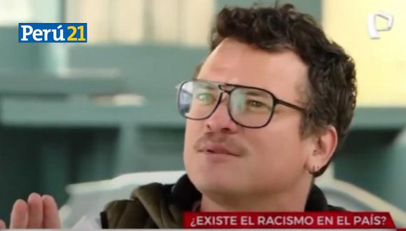 Óscar López Arias dice que ha recibido comentarios discriminatorios por su color de piel (Foto: Panamericana Televisión).