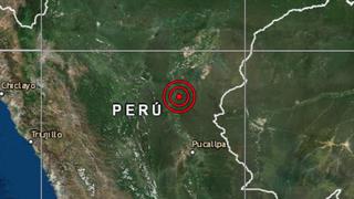 Loreto: sismo de magnitud 4,5 se reportó en Contamana, señala IGP