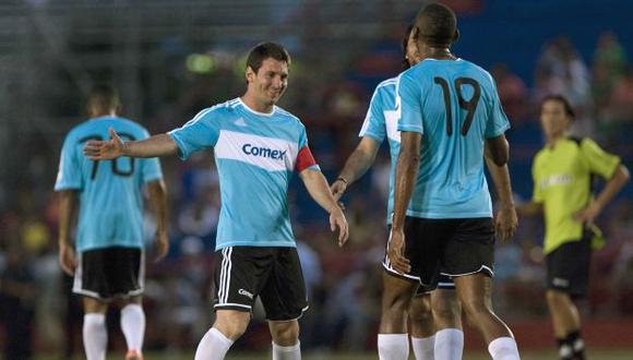 Messi jugó un amistoso anoche en México. (Reuters)