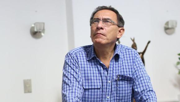 Martín Vizcarra se mostró en contra de regulación de medios. (Perú21)