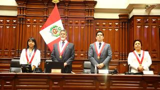 Mesa Directiva del Congreso se reúne con el presidente Sagasti en Palacio de Gobierno