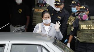 Keiko Fujimori abandona penal Anexo de Chorrillos y se somete a prueba de coronavirus  