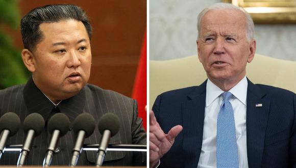 El gobierno de Joe Biden  habría intentado un acercamiento con Corea del Norte, pero su líder Kim  Jong Un no aceptó.(Foto: KCNA VIA KNS / Jim Watson / AFP)