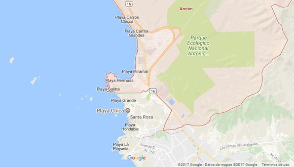 Temblor fue a 35 kilómetro al oeste de Ancón en Lima. (Google)