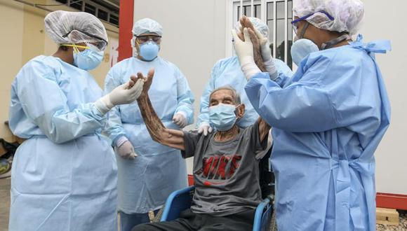 Piura: hombre de 101 años que perteneció a la campaña militar de 1941 venció al COVID-19 (Foto: hospital de Chulucanas)