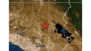 Puno: Sismo de magnitud 5,1 se reportó en Lampa, informó el IGP