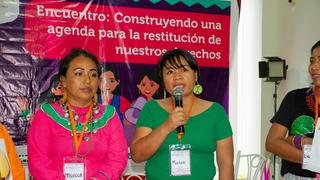 Ucayali: Lideresas de comunidades nativas se reunieron para abordar la violencia de género