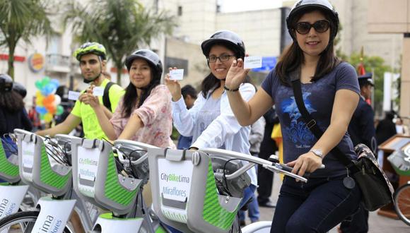 "Se puso en marcha el primer sistema público de bicicletas City Bike". (Foto: Jessica Vicente/ GEC)