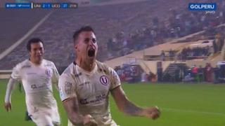 Universitario vs. Unión Comercio: Gol de Germán Denis para el 2-1 en el Monumental | VIDEO