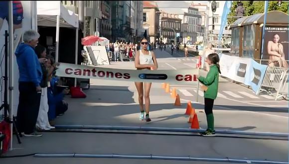 Kimberly García ganó medalla de oro en Premio Internacional Cantones de A Coruña. (Captura)