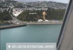 Así fue el aterrizaje de la selección peruana a Wellington [VIDEO]