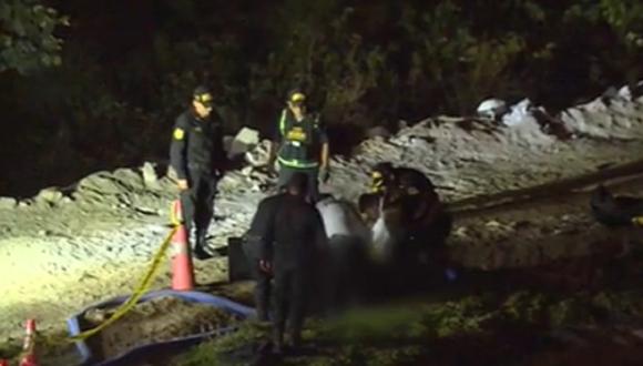 Dos menores perdieron la vida en una laguna en La Encantada. (Foto: captura TV)