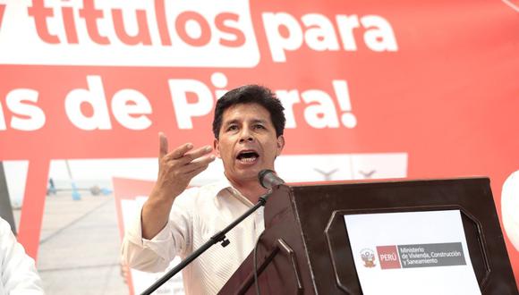 El presidente Pedro Castillo prefiere sus monólogos públicos antes que responder al Parlamento.. (Foto: Presidencia)