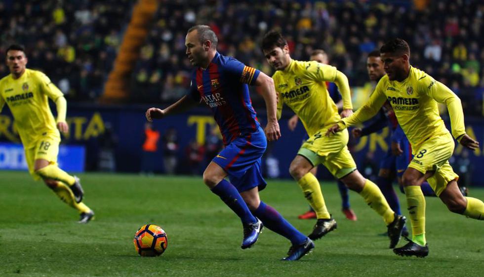 Barcelona empató 1-1 con Villarreal y se alejó de la punta de la Liga española. (AFP)